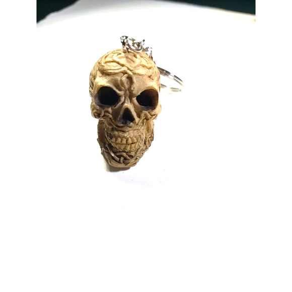 Skull Man Hard Resin ? Keychain Death Halloween Crafts - Picture 5 of 7